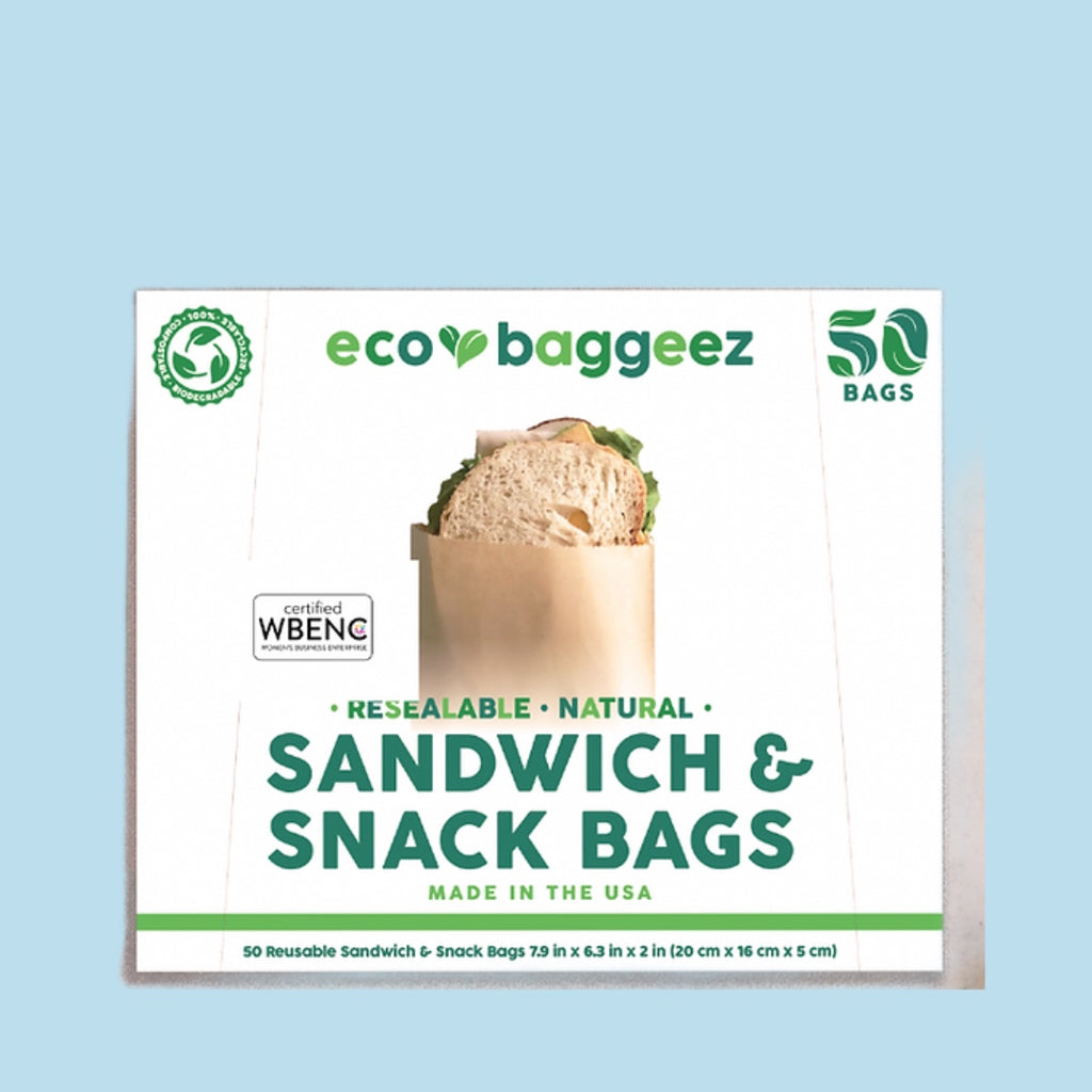 Eco-Baggeez Sandwich-Snack Bags – Three Strands Naturals