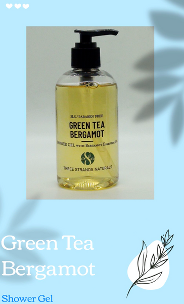 Green Tea Bergamot Shower Gel- 8.5 oz.